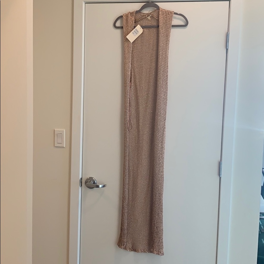 Love send Rose Gold cardigan/swim
